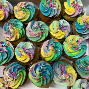 Rainbow Cupcakes